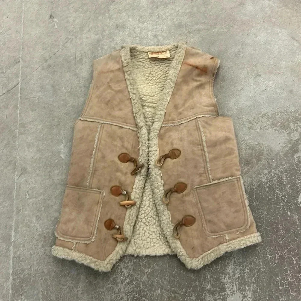 Vintage  sherpa vest